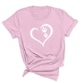 thumbnail image 3 of Fiudx Liquidación de Ofertas Flash Camiseta Informal de Manga Corta con Cuello Redondo y Estampado Informal a La Moda para Mujer, 3 of 3