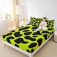 thumbnail image 4 of jejeloiu Leopard Print Full Size Sheets,Abstract Cheetah Pattern Bed Sheets,Modern Aesthetic Desgin Sheet Sets For Men Women,Breathable Home Decor,4 Pieces, 4 of 7