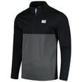 thumbnail image 2 of Men's Levelwear Black NHL 2023 Hockey Fights Cancer Pursue Logo Quarter-Zip Top, 2 of 3