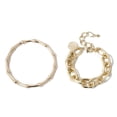thumbnail image 1 of Sonducket 2 unidades/juego de pulseras, brazaletes estéticos, joyería para fiesta de boda, esposa, novia, madre, regalo personalizado dorado Type3 NO3, 1 of 6