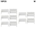 thumbnail image 1 of BUYISI Plastic Mini Park Chairs Set Of 10 Or 100 For Craft Projects And Displays M 10Pcs, 1 of 4