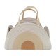 thumbnail image 1 of Organizador de pañales para bebé, tejido, reutilizable, portátil, para guardería de recién nacidos Blanco Amarillo Naranja, 1 of 9
