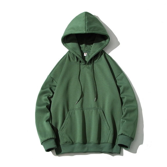 Namayuj Mens Hoodies Casual Solid Color Hooded Sweatshirt Fashion Pullover Tops Cotton Long Sleeve Shirts with Pcokets