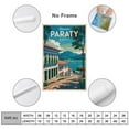 thumbnail image 2 of Paraty Retro Travel Poster Vintage Brazil Tourism with Colonial Streets & Beaches Canvas Poster, 2 of 8