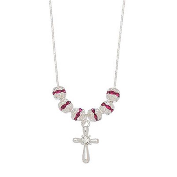 Howard's Jewelry Howards Jewelry 142195 17 in. Rondelle Cross