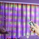 thumbnail image 5 of Cortina de luces LED con USB, 8 modos de iluminación, adornos navideños para dormitorio, sala de estar, fiesta, decoración del hogar, decoración interior y exterior, 5 of 5