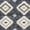 Dark Blue, variant on Unique Loom Mesa Collection Area Rug - Papago (2' 2" x 6' 1" Runner Ivory/Beige)