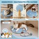 thumbnail image 2 of Rascador para Gatos, 50 cm, sisal Mejorada y ampliada, Alfombra para rascar Gato con Bola de algodón, Juguete y diseño de Orejas de Gato, Alfombra para rascar Gatos (Azul), 2 of 7