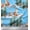 Turquoise Blue, variant on Soimoi Blue Cotton Duck Fabric Fox & Pine Tree Decor Fabric Printed Yard 42 Inch Wide