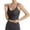 Grey, variant on Womens' Sports Bra Longline Wirefree Padded with Medium Support Black L
