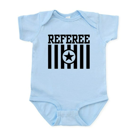 CafePress - Referee Infant Bodysuit - Baby Light Bodysuit, Size Newborn - 24 Months
