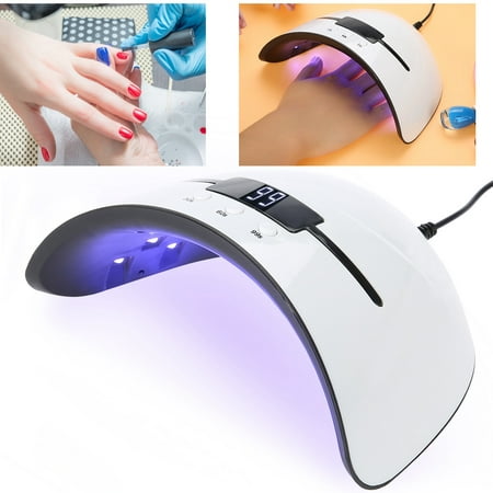OTVIAP LED Nail Dryer,Nail Dryer,Professional 36W Nail Dryer Nail Phototherapy Whitening Gel Polish Curing Manicure (Best Way To Whiten Nails)