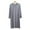 Dark Gray, variant on Bcfgryg Male Solid Color Long Sleeve V Neck Nightdress Robe Homewear Men’s Loungewear