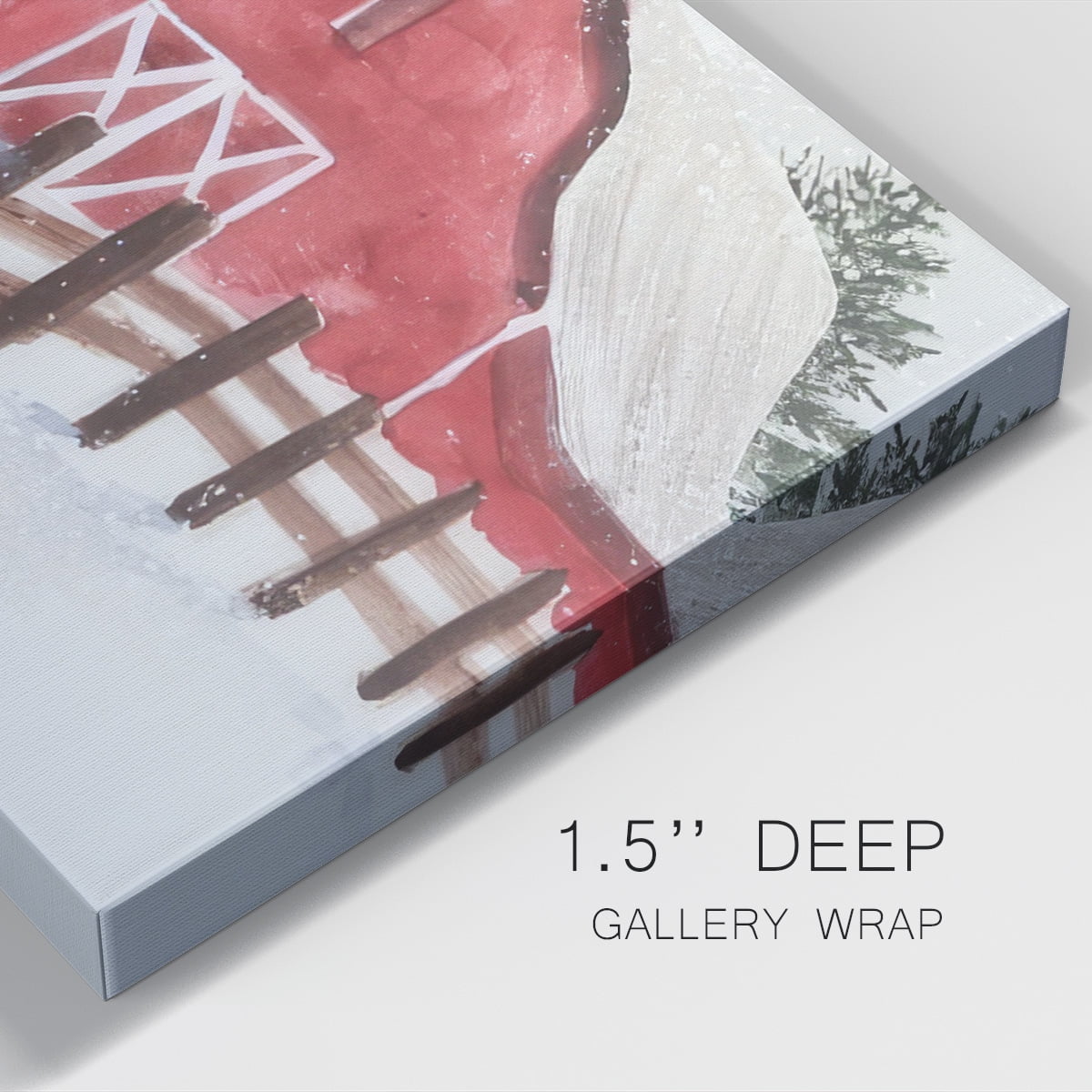 Winter Cardinal Collection D- Gallery Wrapped Canvas
