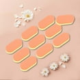 thumbnail image 6 of Unique Bargains 2-Layer Sponge Multifunctional Nail File 10 Pcs Orange Yellow, 6 of 6