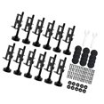 thumbnail image 3 of Lipstore Adjustable Leveling Feet Furniture Levelers for Cabinet Table Shelving Units 12PCS, 3 of 8