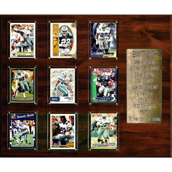 Emmitt Smith Dallas Cowboys 15'' x 18'' Plaque