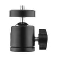 thumbnail image 1 of 1pc Mini Swivel Ball Head Tripod Head 360 Degree Rotating Mount Base Adapter with Universal 1/4 Inch Screw Mounts for DSLR Camera DV Tripod Monopod Light Stand, 1 of 7