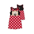 thumbnail image 5 of Disney Toddler Girl's A Line Minnie Polka Dot Print Sleeveless Dress, 5 of 5