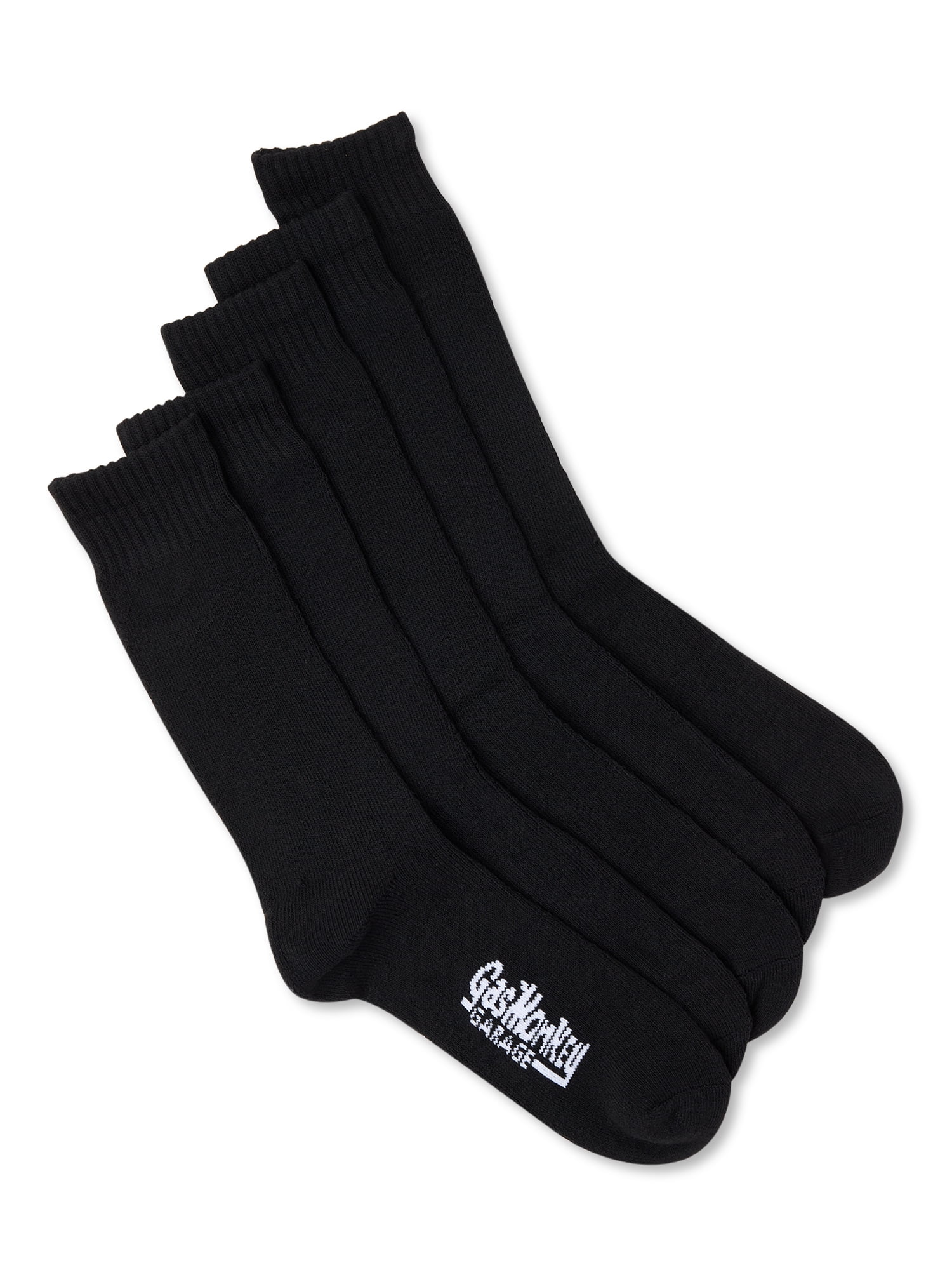 Gas Monkey Garage Men's Full Cushion Crew Socks, 5Pack