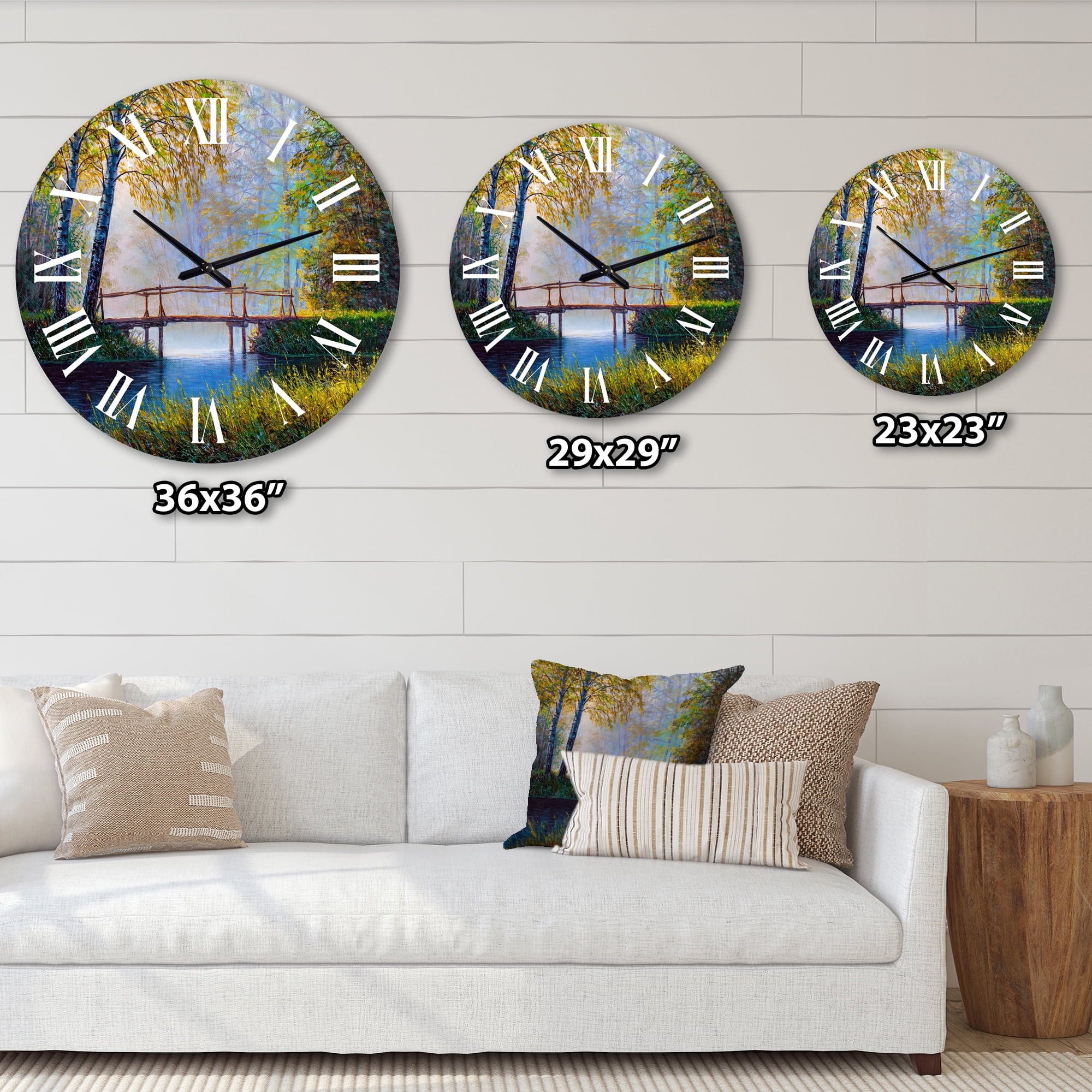 Designart 1 in Quartz Wall Clock