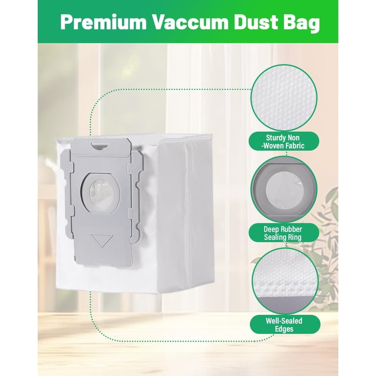 14 Pack IRobot Roomba Replacement Bags - For Clean Base On I, S, J Series (i7+, J7+, S9+, Etc.)