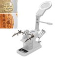thumbnail image 4 of Desktop Magnifying Glass, Soldering Repairing Magnifier Comfortable  For Industrial Application Black,White, 4 of 8