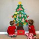 thumbnail image 4 of Proveedor profesional de decoración para fiesta de Navidad de fábrica, adornos desmontables actualizados, 30 Uds., árbol de Navidad de fieltro DIY, 4 of 4