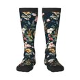 thumbnail image 1 of Balery Watercolor Floral Calcetines novedosos Calcetines deportivos Calcetines hasta la rodilla Calcetines de algodón Calcetines originales y geniales, 1 of 6
