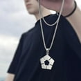 thumbnail image 5 of Blue Lock Football Necklace 60cm Square Fashion Necklace Clearance, 5 of 8