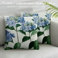 thumbnail image 3 of Chilfamy  Hello Love Blue Hydrangea Throw Pillow Covers, Flowers Summer Spring Mother's Day Cushion Case for Sofa Couch 22x22in, 3 of 5
