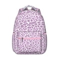 thumbnail image 1 of Animal Print Students Backpack Leopard Cheetah Pattern with Glitter Texture Fashionable School Bag for Students, 1 of 5