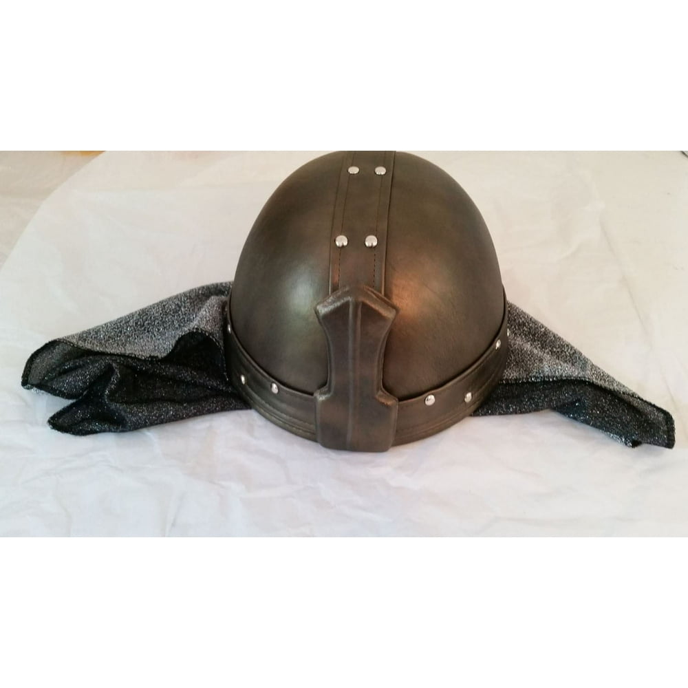 elope BLACK KNIGHT HELMET hat medieval warrior viking renaissance