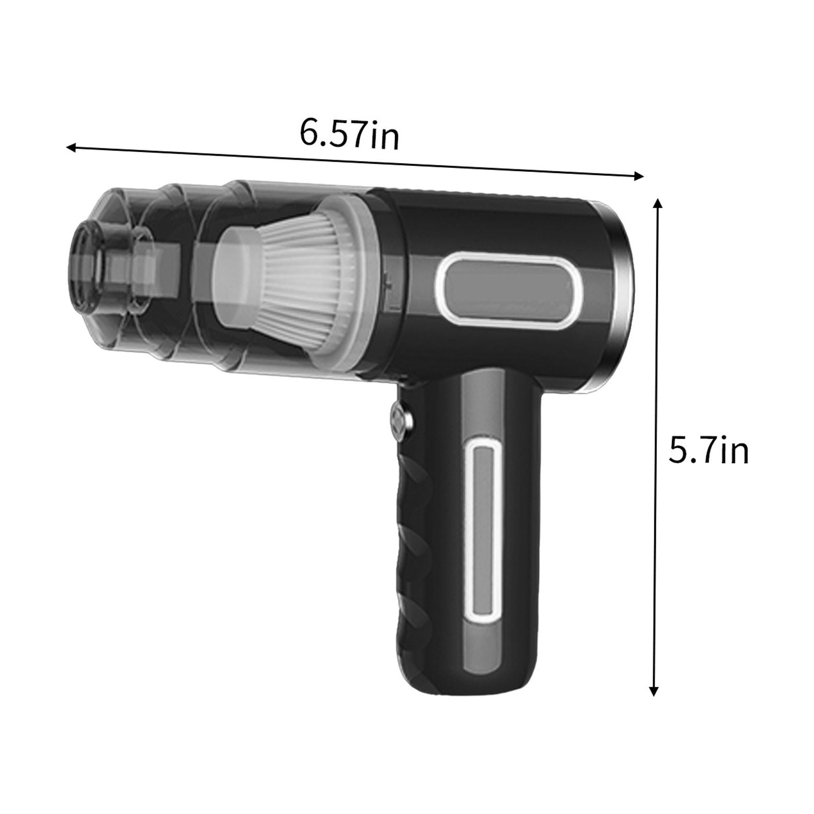 Wireless Portable High-Power Handheld Vacuum Cleaner, 29000PA Suction for Car and Home, Rechargeable Battery, Lightweight, Efficient Cleaning
