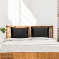 thumbnail image 2 of PiccoCasa 550 Thread Count Silk Pillowcase, Black Queen(20"x30"), 2 of 6