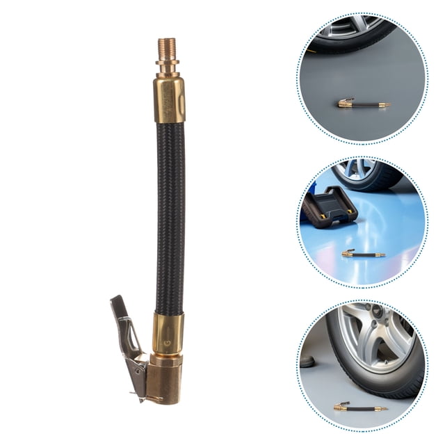BEADCEST 2Ud Manguera Extensora De Alta Presión Para Inflador De Neumáticos Con Adaptador Para Autos