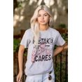 thumbnail image 3 of Mistake Me For Someone Who Cares Plus Size Crewneck Graphic Tee Shirt Brisco Brands 2X, 3 of 5