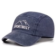 thumbnail image 2 of SAWOBUUN Kids Washed Baseball Cap Unisex Athletic Lightweight Breathable Sun Protection Hat for Outdoor Activity, 2 of 6