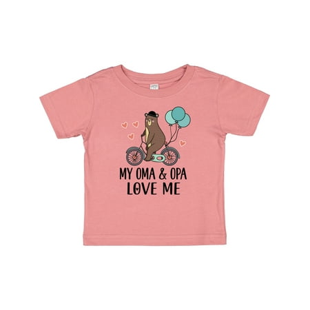 

Inktastic Oma and Opa Love Me Grandchild Gift Gift Baby Boy T-Shirt