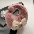 thumbnail image 4 of Sac de Courses en Fourrure pour Dames Sac à Poignet Mignon Sac à Main Moelleux, 4 of 8