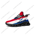 thumbnail image 1 of Zapatillas deportivas planas con bandera holandesa para hombre y mujer, de Aaron Sports, con cordones y malla, hechas a medida en negro., 1 of 6