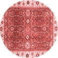 thumbnail image 1 of Ahgly Company Indoor Round Oriental Red Traditional Area Rugs, 8' Round, 1 of 4