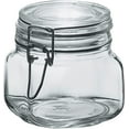 thumbnail image 2 of Amici Home Hermetic Leak Proof Clamp Seal, Airtight Lid, Glass Jar, 17 ounce, Set of 6, 2 of 2