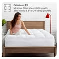 Split King Mattress Pad Pillow Top Reversible Soft Mattress Topper