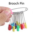thumbnail image 2 of 12 pcs Colors Safety Locking Baby Cloth Nappy Diaper Craft Pins, 2 of 4