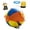 A02 Yellow M Inflatable Dog Herding Ball, variant on Tear Resistant Inflatable Jumbo Dog Herding Ball Complete Set with Protective Handle Cover & Inflation Pump, Tough Giant Calming Play Ball for Large Working Dogs Daily Exercise Training 1 Pack