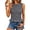 Cow Pattern, variant on Womens Gingham Check Tanks Tops Round Neck Sleeveless All-Over Smocked Bodice Peplum Hem Casual Blouses Cow Pattern L