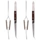 thumbnail image 1 of Pinzas para el cabello con agarre para soldar, herramienta de extracción de acero inoxidable, bobinas de pellizco electrónicas, 4 piezas, 1 of 6