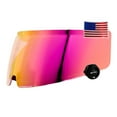 thumbnail image 3 of SHOC UV Protection Lacrosse Visors, Poly-carbonate Chrome, 3 of 5