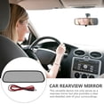 thumbnail image 2 of EXHUMKY BERTDOMD Compact Car Rearview Mirror with Backup Camera Input and Wide Angle View for Enhanced Safe Driving, 2 of 6